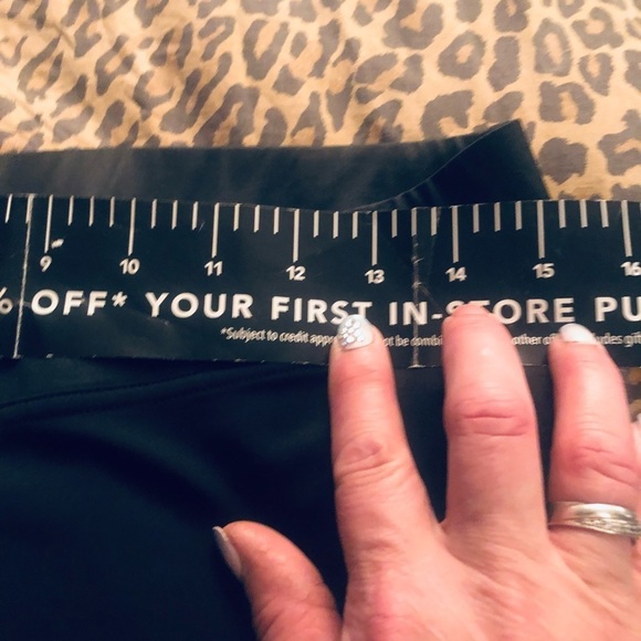 Adidas by Stella McCartney size Large black cropped leggings mesh detail - Picture 9 of 12